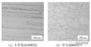 圖 1 未常化與常化后鋼卷的金相組織.jpg