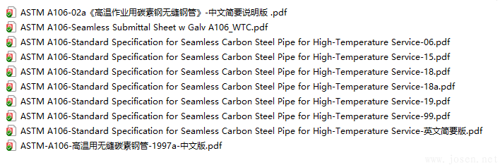 ASTM A106 高溫作業(yè)用碳素鋼無(wú)縫鋼管 標(biāo)準(zhǔn)下載